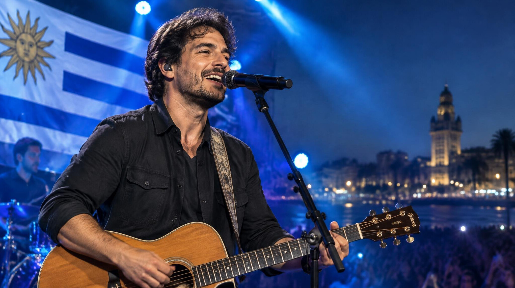 uruguayan singer on stage